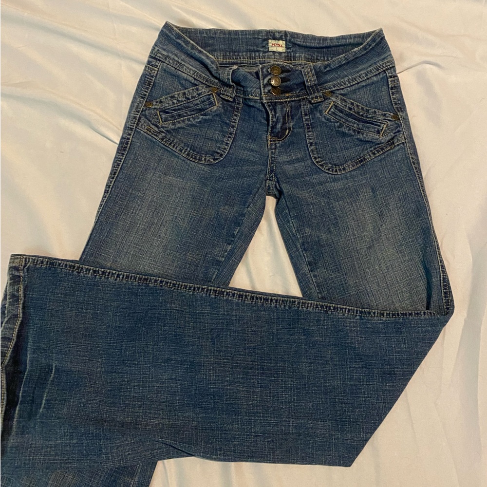 H2J PRODUCTION Y2K FLARE JEANS